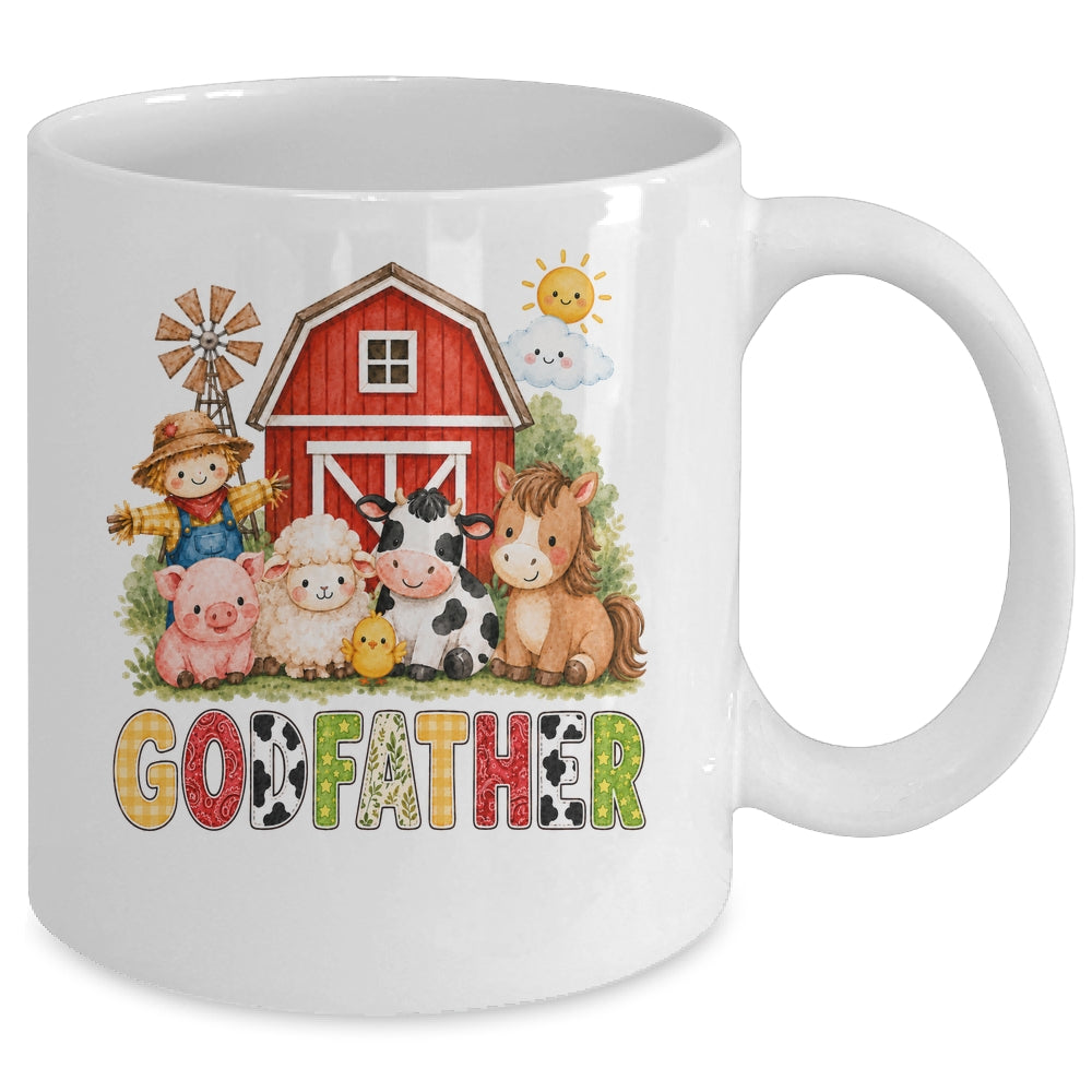 Godfather Farm Cow 1St Birthday Girl Boy Matching Family Mug | teecentury
