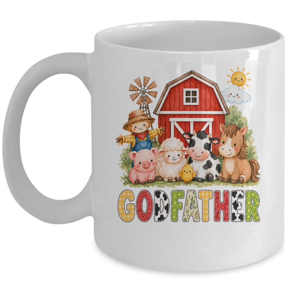 Godfather Farm Cow 1St Birthday Girl Boy Matching Family Mug | teecentury