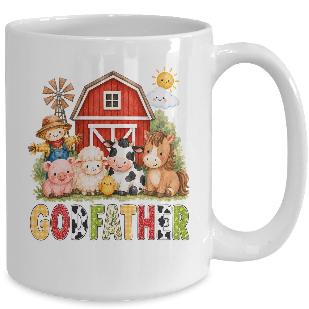 Godfather Farm Cow 1St Birthday Girl Boy Matching Family Mug | teecentury