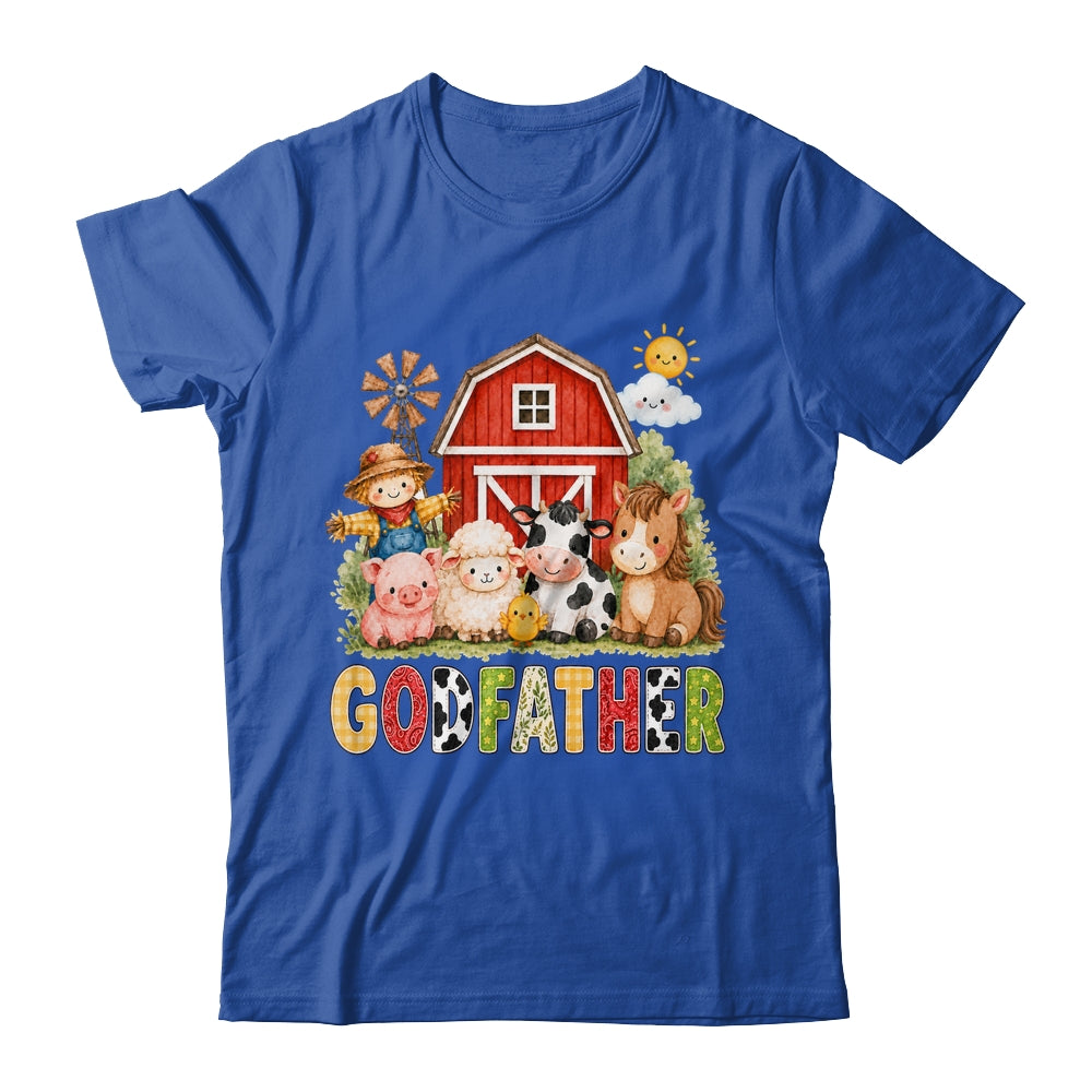 Godfather Farm Cow 1St Birthday Girl Boy Matching Family Shirt & Hoodie | teecentury