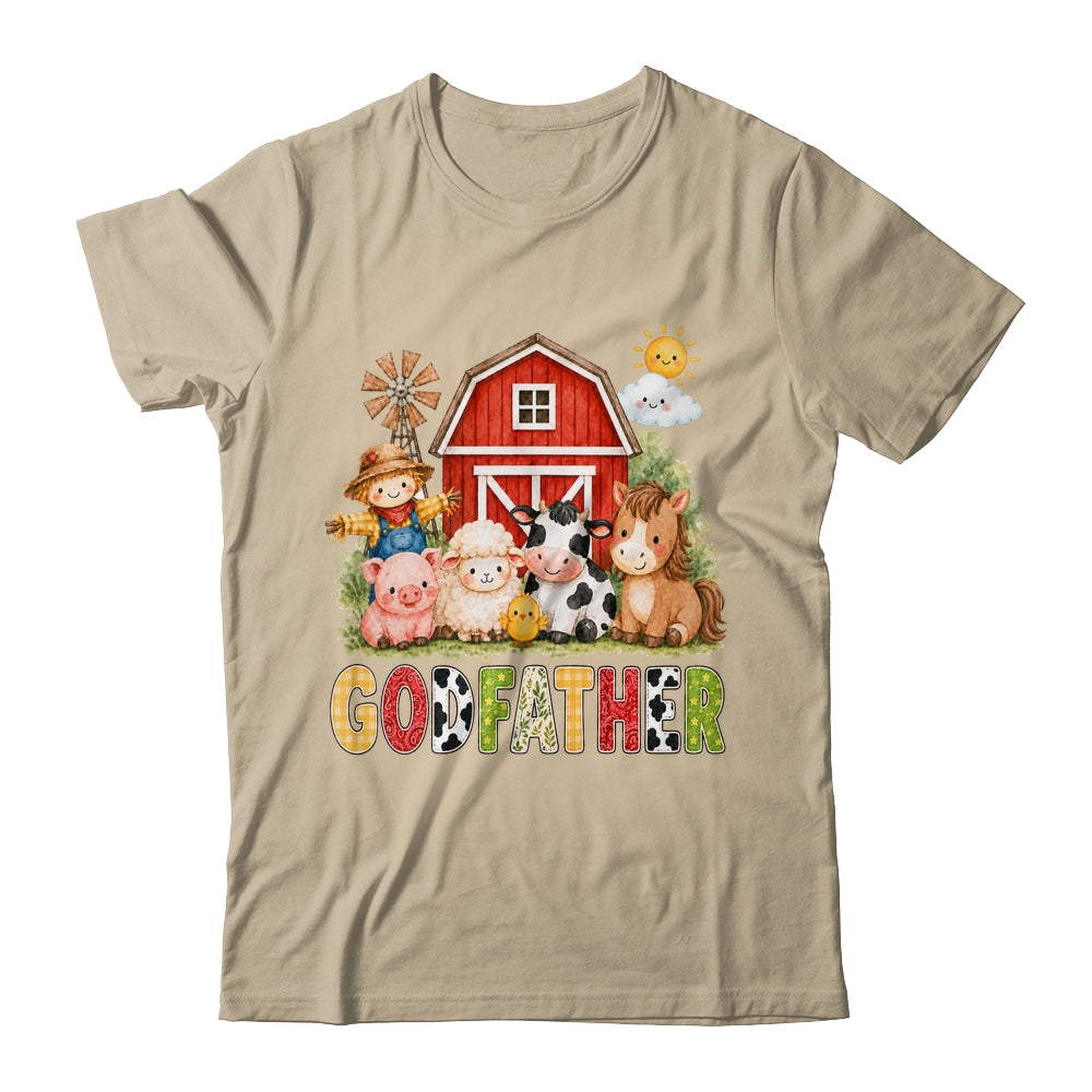 Godfather Farm Cow 1St Birthday Girl Boy Matching Family Shirt & Hoodie | teecentury
