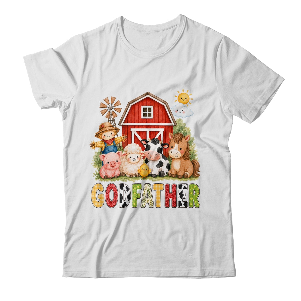 Godfather Farm Cow 1St Birthday Girl Boy Matching Family Shirt & Hoodie | teecentury