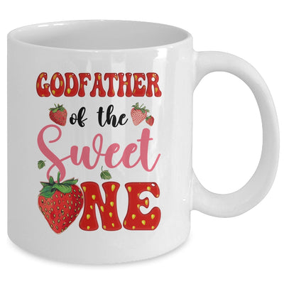 Godfather Of Sweet One Strawberry Frist 1st Birthday Girl Mug | teecentury