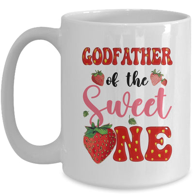 Godfather Of Sweet One Strawberry Frist 1st Birthday Girl Mug | teecentury