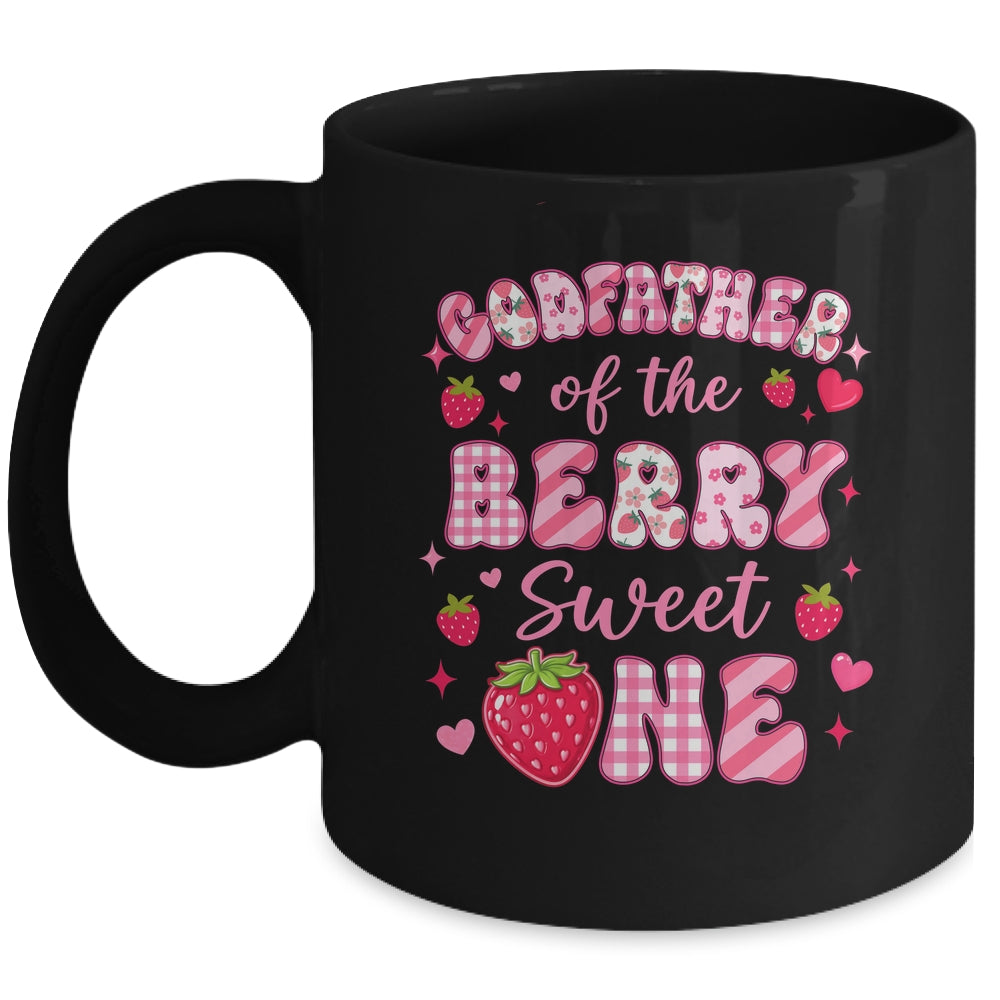 Godfather Of The Berry Sweet One Strawberry First Birthday Mug | teecentury
