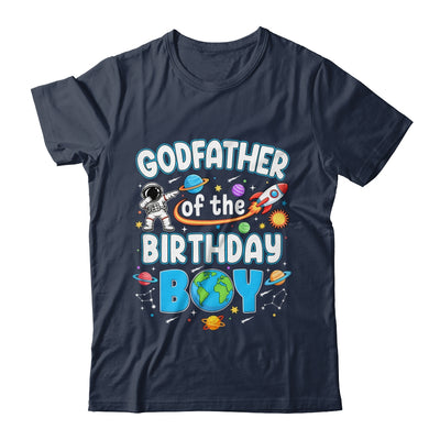 Godfather Of The Birthday Boy Astronaut Family Space Planets Shirt & Hoodie | teecentury