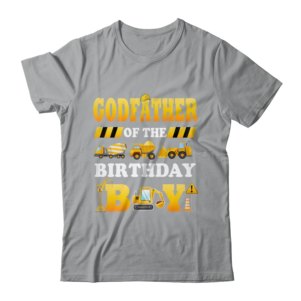 Godfather Of The Birthday Boy Construction Matching Family Shirt & Hoodie | teecentury
