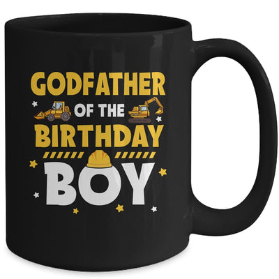 Godfather Of The Birthday Boy Construction Worker Party Mug | teecentury