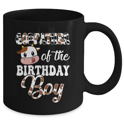 Godfather Of The Birthday Boy Cow Farm 1st Birthday Boy Mug | teecentury