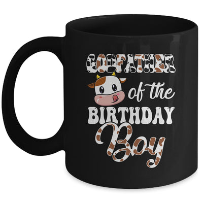 Godfather Of The Birthday Boy Cow Farm 1st Birthday Boy Mug | teecentury