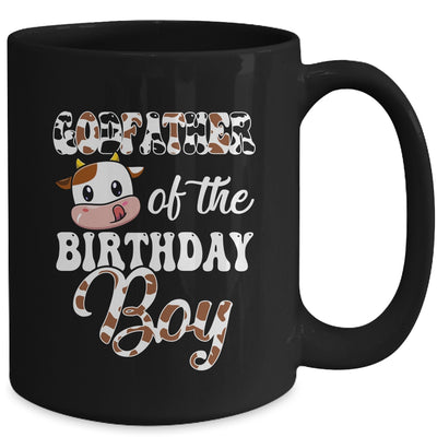 Godfather Of The Birthday Boy Cow Farm 1st Birthday Boy Mug | teecentury