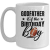 Godfather Of The Birthday Boy Football 1st Birthday Party Mug | teecentury