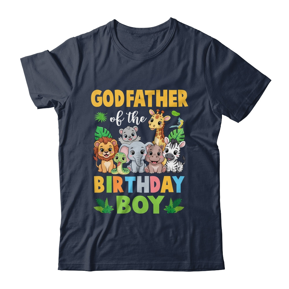 Godfather Of The Birthday Boy Kids Safari Jungle Animal Shirt & Hoodie | teecentury