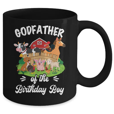 Godfather Of The Birthday Boy Party Cow Farm 1st Birthday Party Mug | teecentury