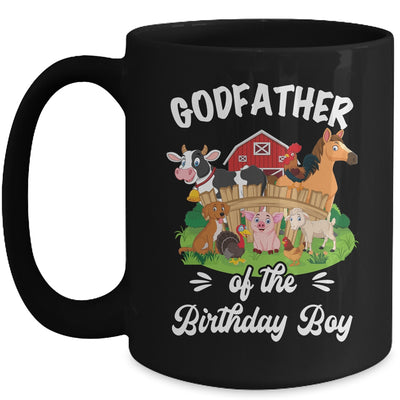 Godfather Of The Birthday Boy Party Cow Farm 1st Birthday Party Mug | teecentury