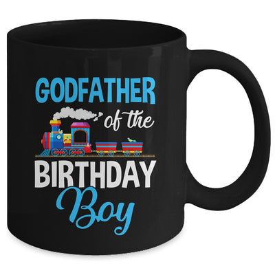 Godfather Of The Birthday Boy Railroad Train Theme Lover Mug | teecentury