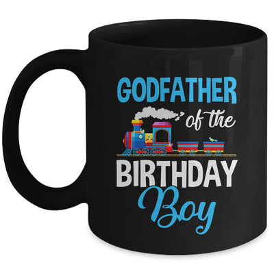 Godfather Of The Birthday Boy Railroad Train Theme Lover Mug | teecentury