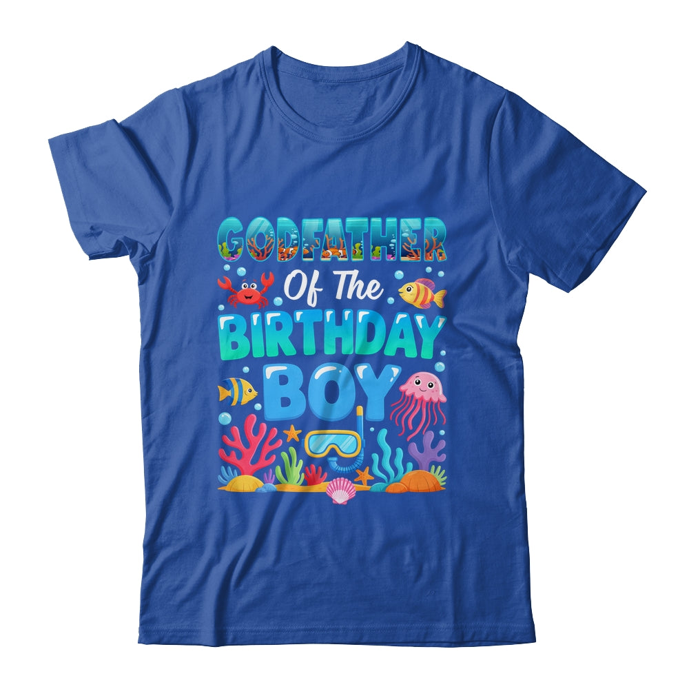 Godfather Of The Birthday Boy Sea Animals Ocean Aquarium Shirt & Hoodie | teecentury