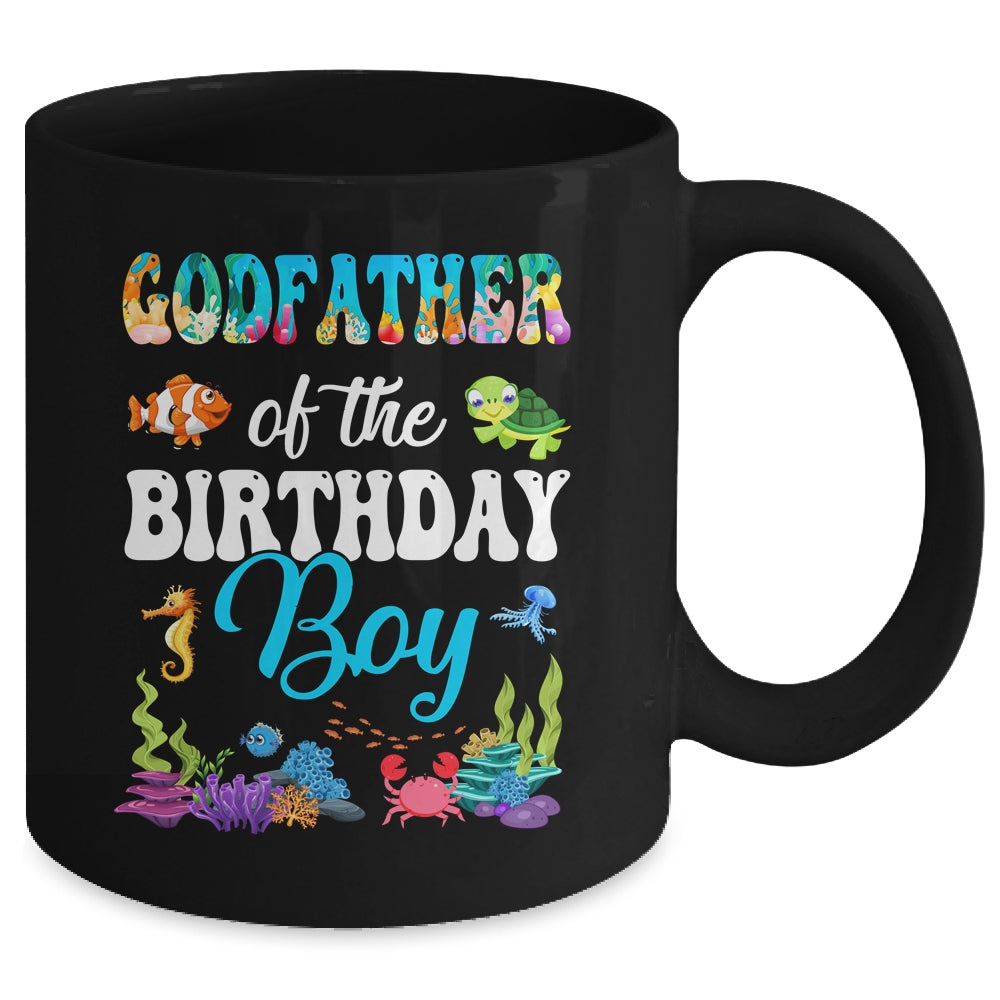 Godfather Of The Birthday Boy Sea Fish Ocean Aquarium Party Mug | teecentury
