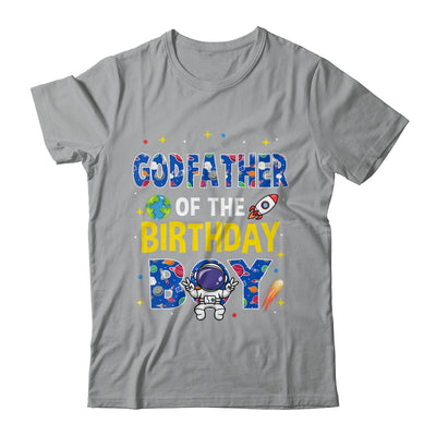 Godfather Of The Birthday Boy Space Astronaut Family Birthday Shirt & Hoodie | teecentury