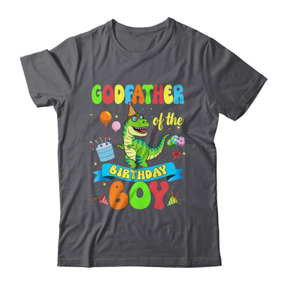 Godfather Of The Birthday Boy TRex Dinosaur Birthday Family Shirt & Hoodie | teecentury