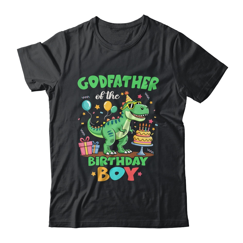 Godfather Of The Birthday Boy T Rex Dinosaur Family Party Shirt & Hoodie | teecentury