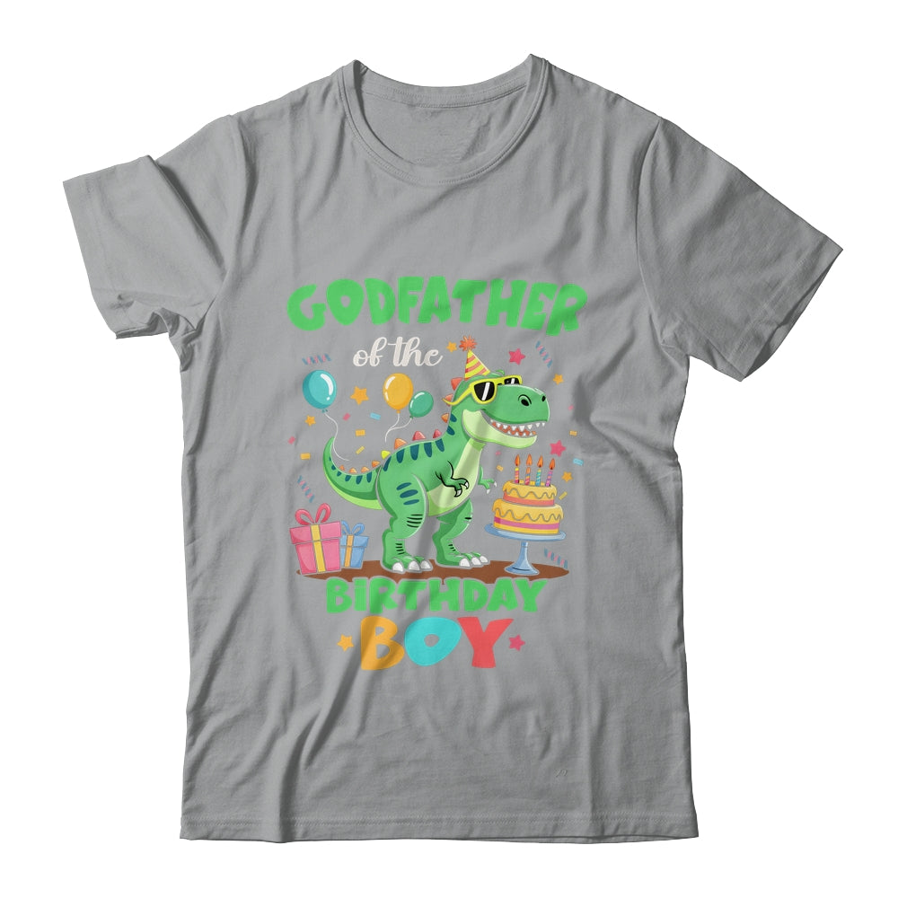 Godfather Of The Birthday Boy T Rex Dinosaur Family Party Shirt & Hoodie | teecentury