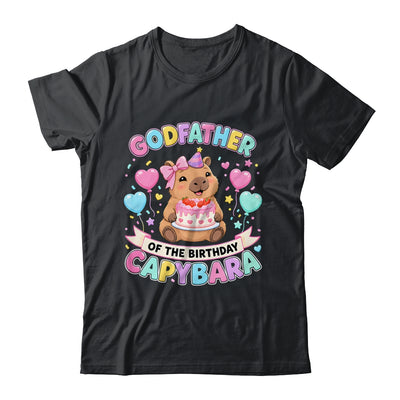 Godfather Of The Birthday Capybara Birthday Girl Family Shirt & Hoodie | teecentury