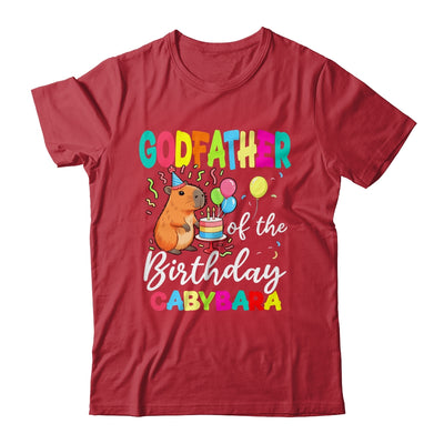 Godfather Of The Birthday Capybara Girl Bday Party Family Shirt & Hoodie | teecentury