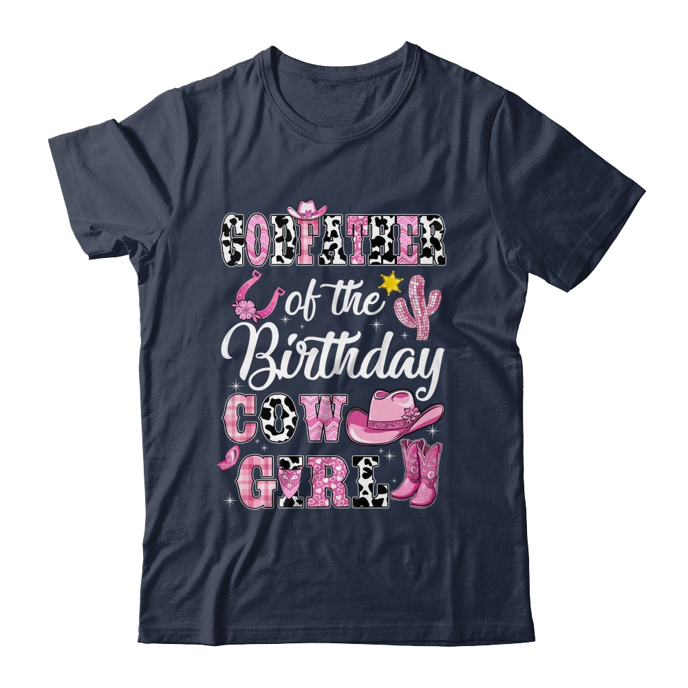 Godfather Of The Birthday Cow Girl Western Cowgirl 1st Birthday Shirt & Hoodie | teecentury