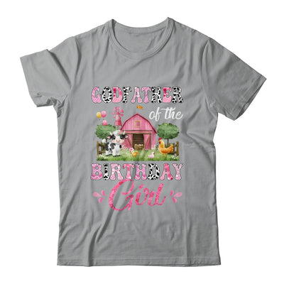 Godfather Of The Birthday Girl 1st Birthday Cow Farm Family Shirt & Hoodie | teecentury