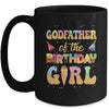 Godfather Of The Birthday Girl 1st Ice Cream Party Family Mug | teecentury