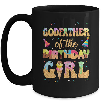 Godfather Of The Birthday Girl 1st Ice Cream Party Family Mug | teecentury