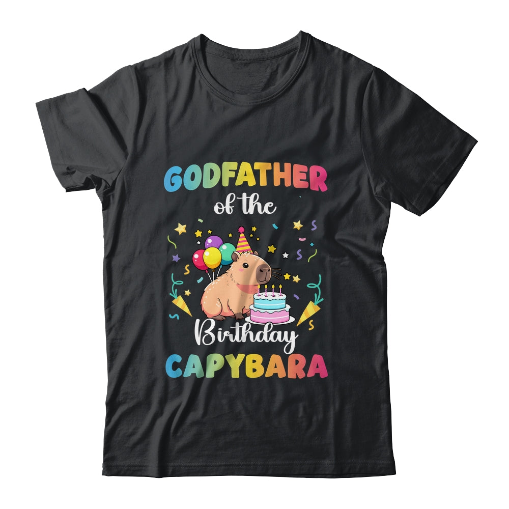 Godfather Of The Birthday Girl Capybara Bday Party Family Shirt & Hoodie | teecentury