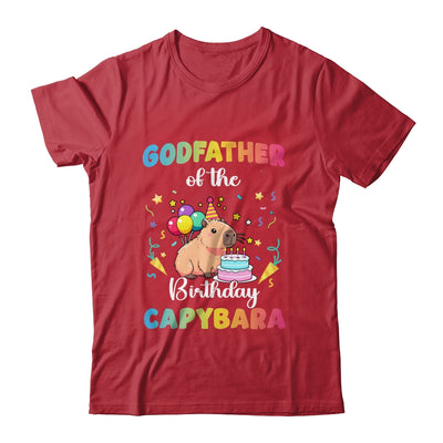 Godfather Of The Birthday Girl Capybara Bday Party Family Shirt & Hoodie | teecentury