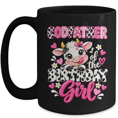 Godfather Of The Birthday Girl Cow 1St Birthday Family Farm Mug | teecentury