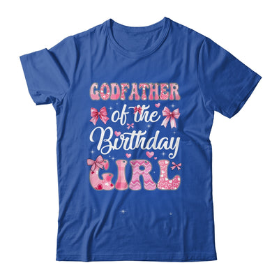 Godfather Of The Birthday Girl Family Pink Coquette Bow Shirt & Hoodie | teecentury