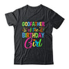Godfather Of The Birthday Girl Glows Retro 80's Party Family Shirt & Hoodie | teecentury
