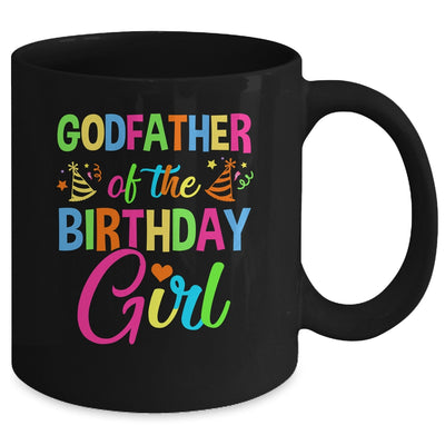 Godfather Of The Birthday Girl Glows Retro 80's Party Family Mug | teecentury