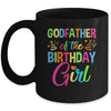 Godfather Of The Birthday Girl Glows Retro 80's Party Family Mug | teecentury