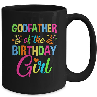 Godfather Of The Birthday Girl Glows Retro 80's Party Family Mug | teecentury