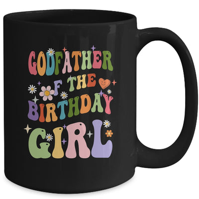 Godfather Of The Birthday Girl Groovy Party 1st Birthday Girl Mug | teecentury