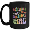 Godfather Of The Birthday Girl Groovy Party 1st Birthday Girl Mug | teecentury