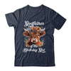 Godfather Of The Birthday Girl Highland Cow Farm Family Shirt & Hoodie | teecentury