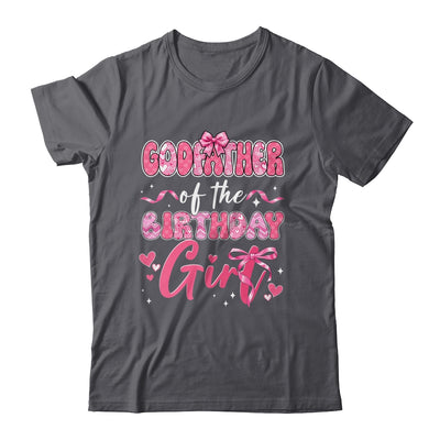 Godfather Of The Birthday Girl Pink Coquette Bow Family Shirt & Hoodie | teecentury