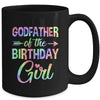 Godfather Of The Birthday Girl Tie Dye 1st Birthday Girl Mug | teecentury