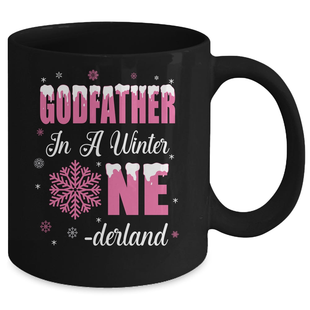 Godfather Of The Birthday Girl Winter Onederland 1st Birthday Mug | teecentury