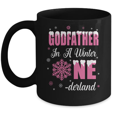 Godfather Of The Birthday Girl Winter Onederland 1st Birthday Mug | teecentury