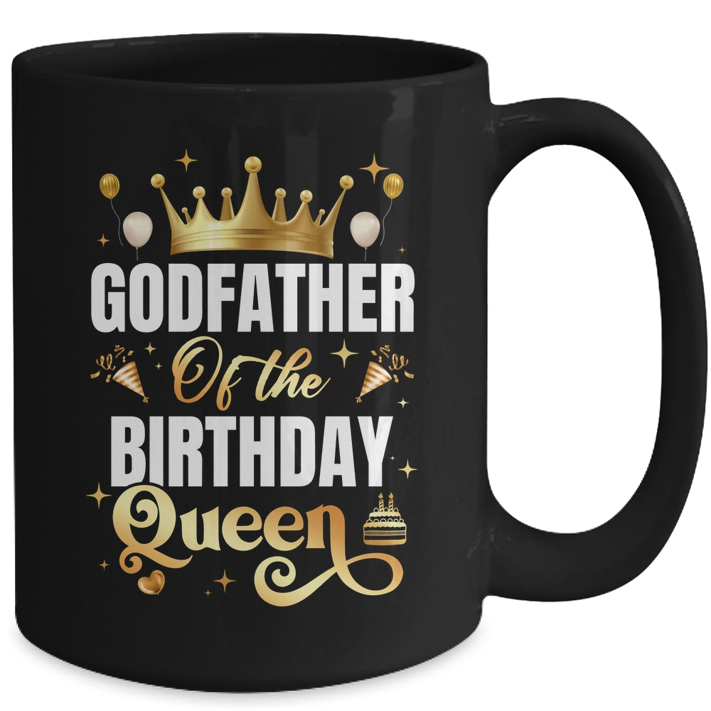 Godfather Of The Birthday Queen Funny Matching Birthday Party Mug | teecentury
