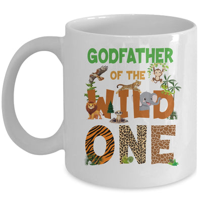 Godfather Of The Birthday Wild One Safari Birthday Boy Family Mug | teecentury